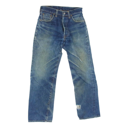 Levi's リーバイス 99年製 USA製 ボタン裏555 バレンシア工場 501XX BIGE デニム パンツ インディゴブルー系 29【中古】