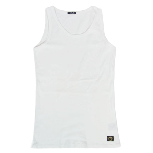GAVIAL ガヴィル GVLS TANKTOP ロゴパッチ タンクトップ ホワイト系 L【中古】