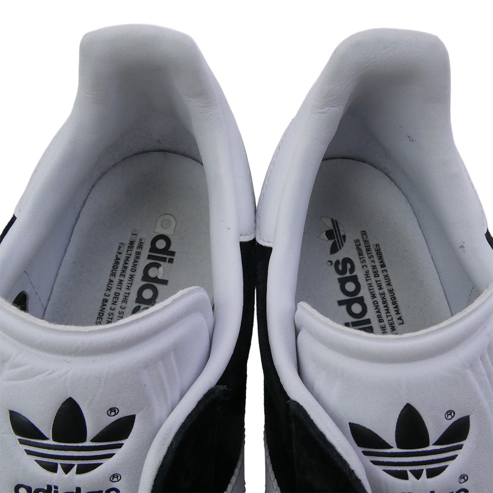 adidas アディダス BB5476 GAZELLE ガゼル ローカット スニーカー ブラック系 ホワイト系 27.5cm【中古】