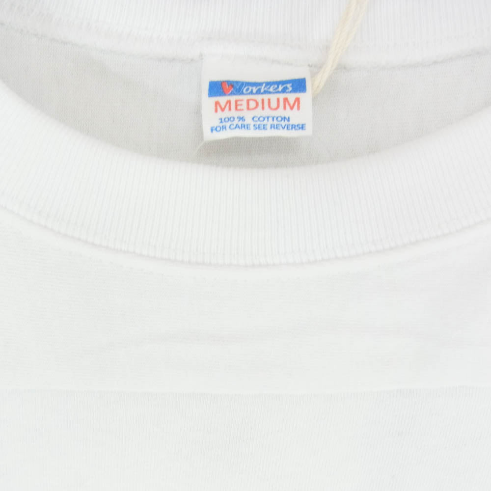 ワーカーズ FOOTBALL T SOLID フッドボール Tシャツ カットソー 2TONE ブラック系 M【中古】