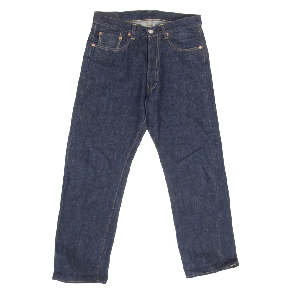 TCB jeans ティージービージーンズ 5ポケット 耳付き ボタンフライ デニムパンツ ジーンズ インディゴブルー系 32【中古】