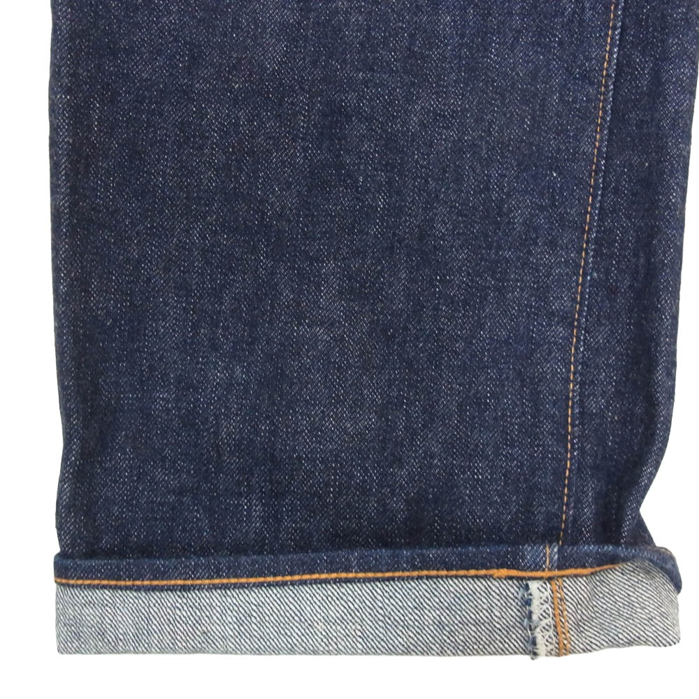 TCB jeans ティージービージーンズ 5ポケット 耳付き ボタンフライ デニムパンツ ジーンズ インディゴブルー系 32【中古】