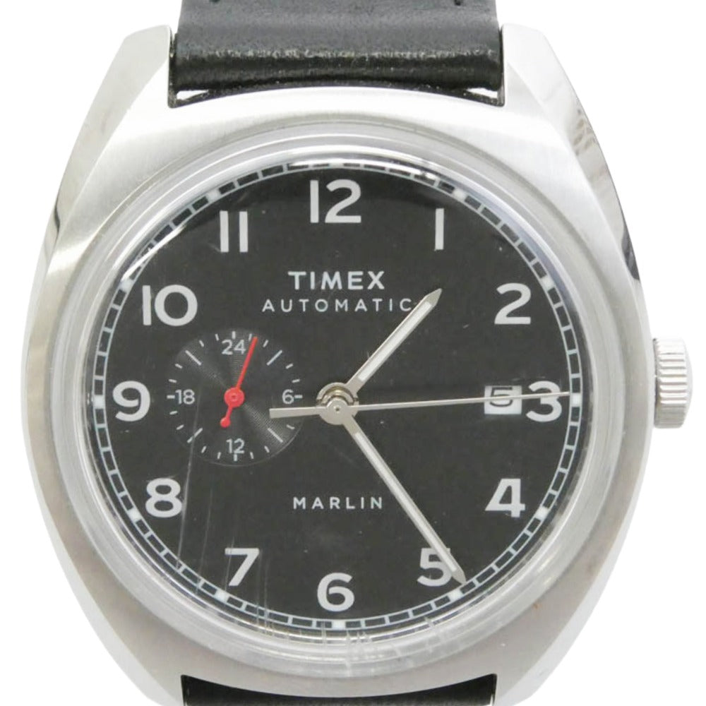 TIMEX タイメックス TW2V62100 Marlin Jet Automatic マリーン ジェット オートマティック 時計 ウォッチ ブラック系 シルバー系【中古】