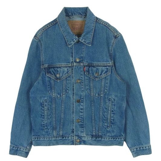 Levi's リーバイス 98年製 ボタン裏刻印 70503 クロアチア製 トラッカー デニム ジャケット インディゴブルー系 S【中古】