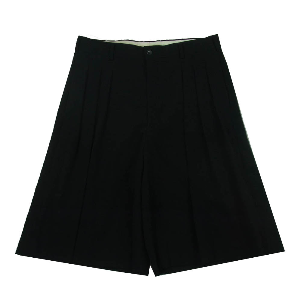 COMME des GARCONS HOMME PLUS コムデギャルソンオムプリュス PE-P019 Orlando期 オーランドー 3タック ショーツ ハーフ パンツ ブラック系 M【中古】