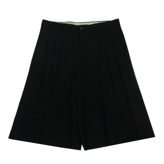 COMME des GARCONS HOMME PLUS コムデギャルソンオムプリュス PE-P019 Orlando期 オーランドー 3タック ショーツ ハーフ パンツ ブラック系 M【中古】