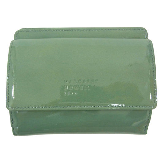 MARGARET HOWELL マーガレットハウエル MHLW1AS1-16 idea ホーサ 二つ折りBOX財布 カーキ系【極上美品】【中古】
