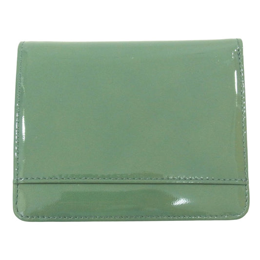 MARGARET HOWELL マーガレットハウエル MHLW1AS1-16 idea ホーサ 二つ折りBOX財布 カーキ系【極上美品】【中古】