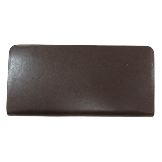 MARGARET HOWELL マーガレットハウエル MHLW8JT2-21 idea ベンジャミン ラウンドファスナー 長財布 ブラウン系【極上美品】【中古】