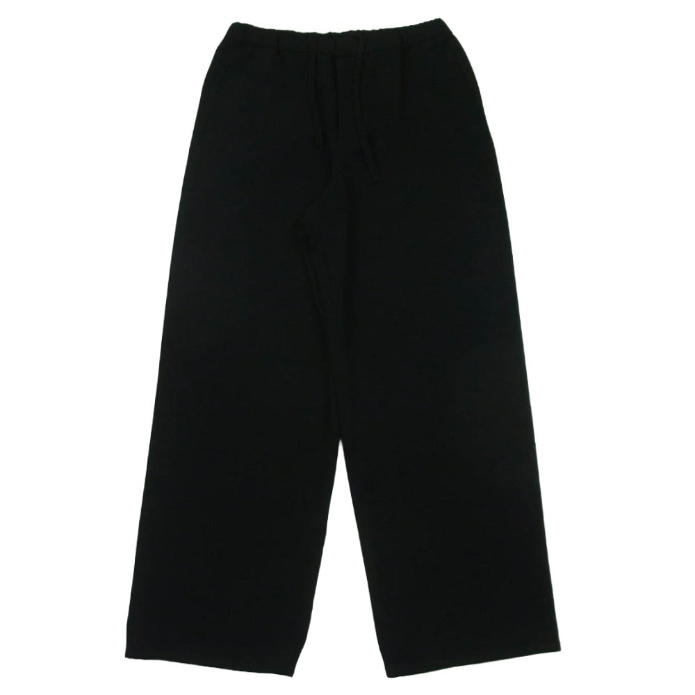 LAD MUSICIAN ラッドミュージシャン 2125-508 POLYESTER TWILL STRAIGHT PANTS ポリエステル ツイル ストレート イージー パンツ ブラック系 42【美品】【中古】