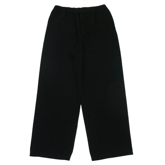 LAD MUSICIAN ラッドミュージシャン 2125-508 POLYESTER TWILL STRAIGHT PANTS ポリエステル ツイル ストレート イージー パンツ ブラック系 42【美品】【中古】