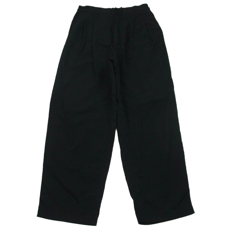 ssstein シュタイン ST.1278 WINDPROOF NYLON WIDE EASY TROUSERS ウィンドプルーフ ナイロン ワイド イージー トラウザーズ パンツ ブラック系 S【美品】【中古】
