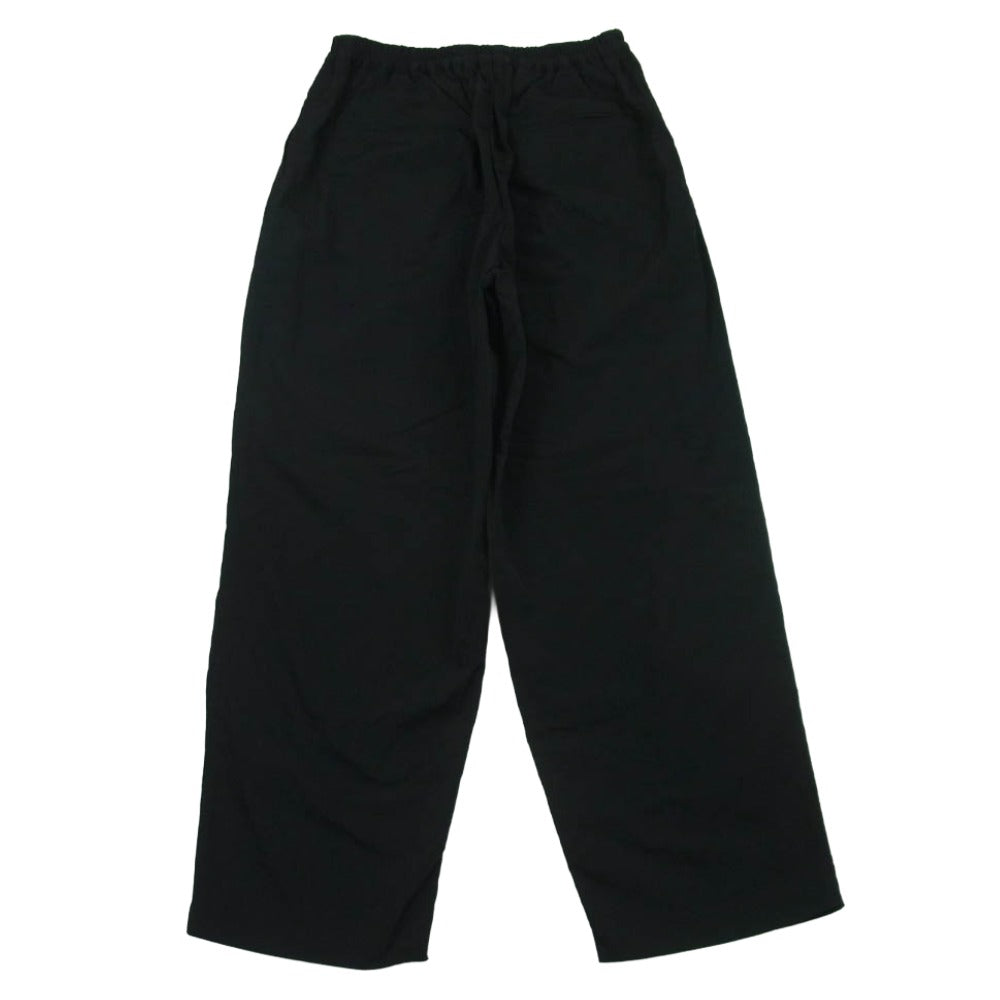 ssstein シュタイン ST.1278 WINDPROOF NYLON WIDE EASY TROUSERS ウィンドプルーフ ナイロン ワイド イージー トラウザーズ パンツ ブラック系 S【美品】【中古】