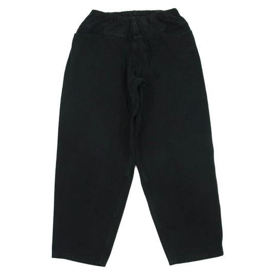 COMOLI コモリ 25SS B01-03009 ブラックドリル テーパード パンツ 日本製 ダークグレー系 黒に近いダークグレー系 1【中古】