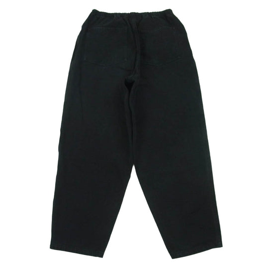 COMOLI コモリ 25SS B01-03009 ブラックドリル テーパード パンツ 日本製 ダークグレー系 黒に近いダークグレー系 1【中古】