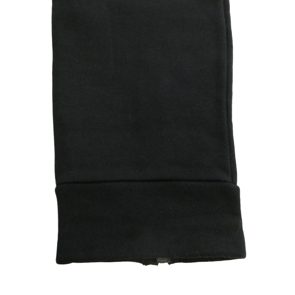 DIESEL ディーゼル STESSEL ハイブリッド 異素材切替 裾ジップ スウェットパンツ ブラック系 S【中古】
