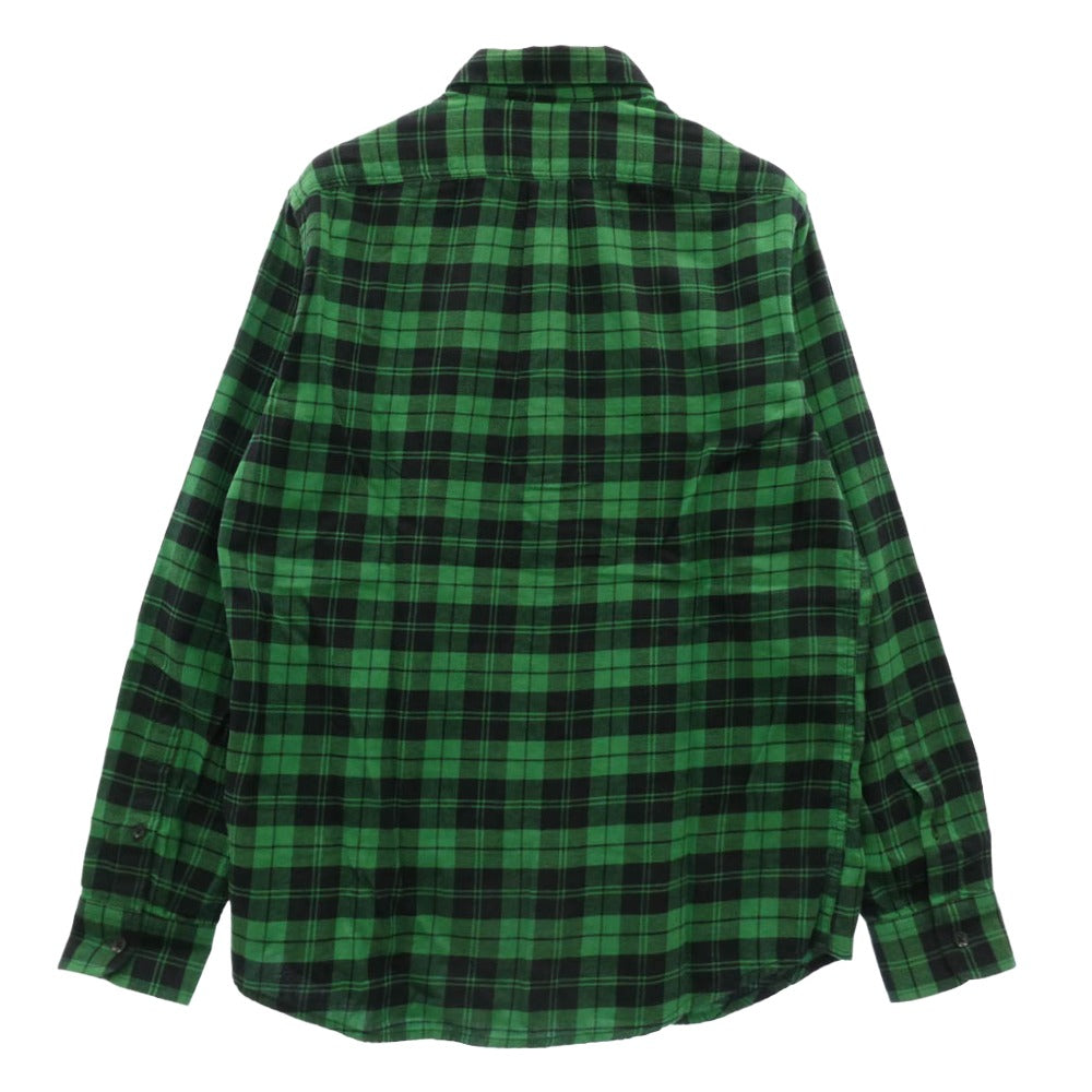 DIESEL ディーゼル A01364-S-MOI-CHK-0EBAD チェック 長袖 シャツ グリーン グリーン系 M【中古】