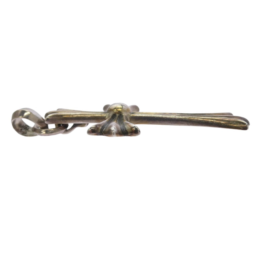 CHROME HEARTS クロムハーツ（原本有） CH CRS LG W BALE ラージCHクロス Wベイル ペンダント トップ シルバー系【中古】