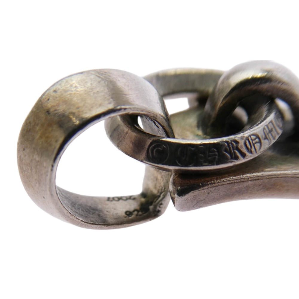 CHROME HEARTS クロムハーツ（原本有） CH CRS LG W BALE ラージCHクロス Wベイル ペンダント トップ シルバー系【中古】