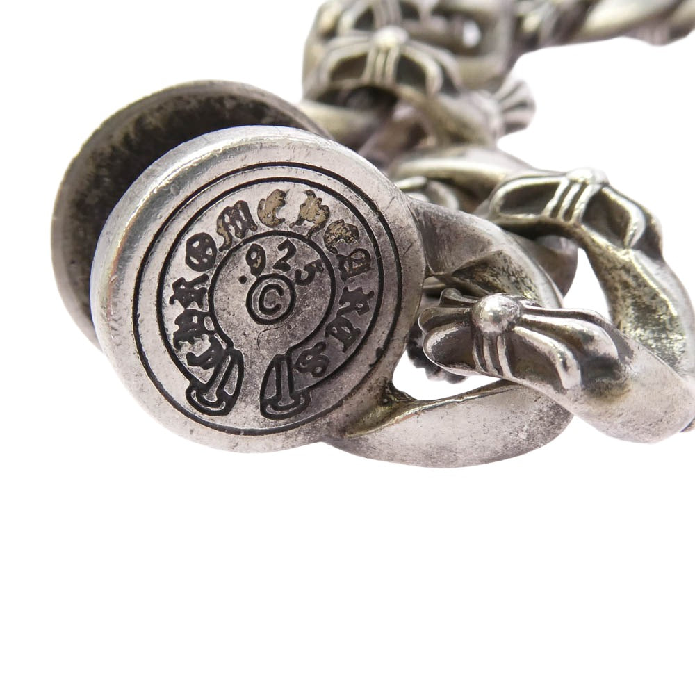 CHROME HEARTS クロムハーツ（原本有） FNCY CHN LNK 15LINK ファンシー リンク クリップ ブレスレット 15リンク シルバー系【中古】
