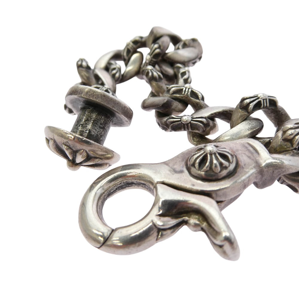CHROME HEARTS クロムハーツ（原本有） FNCY CHN LNK 15LINK ファンシー リンク クリップ ブレスレット 15リンク シルバー系【中古】