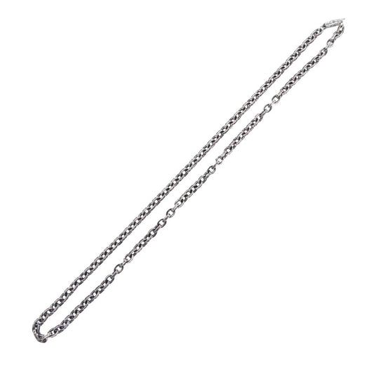 CHROME HEARTS クロムハーツ（原本無） 20inch PAPER CHAIN ペーパーチェーン 20インチ ネックレス シルバー系【美品】【中古】