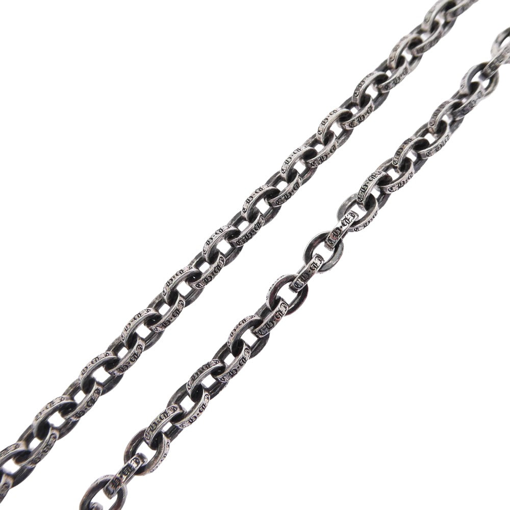 CHROME HEARTS クロムハーツ（原本無） 20inch PAPER CHAIN ペーパーチェーン 20インチ ネックレス シルバー系【美品】【中古】