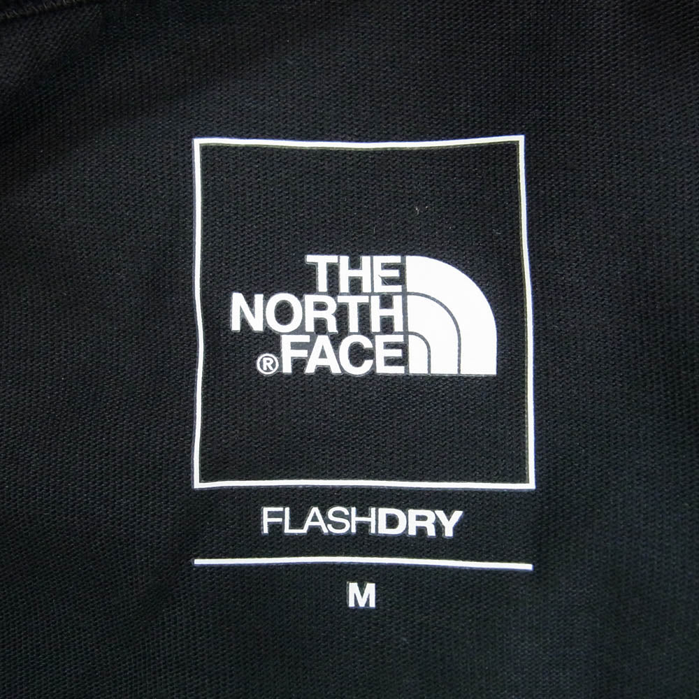 THE NORTH FACE ノースフェイス NT22530 S/S FD Cotton Polo フラッシュドライ コットン 半袖 ポロシャツ ブラック系 M【新古品】【未使用】【中古】