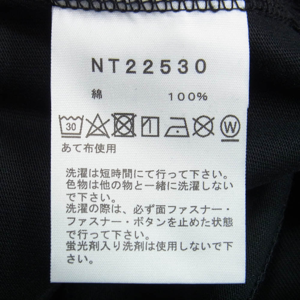 THE NORTH FACE ノースフェイス NT22530 S/S FD Cotton Polo フラッシュドライ コットン 半袖 ポロシャツ ブラック系 M【新古品】【未使用】【中古】