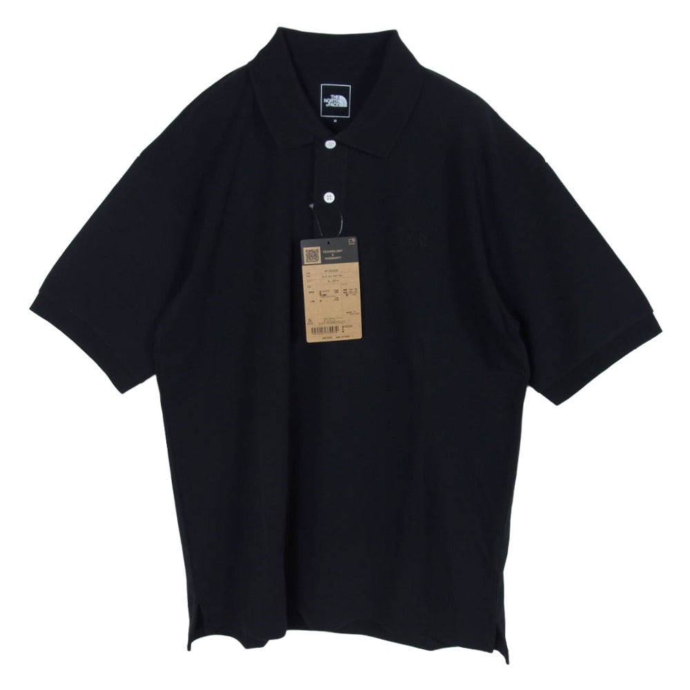 THE NORTH FACE ノースフェイス NT22232 S/S Any Part Polo ショートスリーブ エニー パート 半袖 ポロシャツ ブラック系 M【新古品】【未使用】【中古】