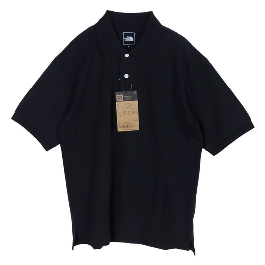 THE NORTH FACE ノースフェイス NT22232 S/S Any Part Polo ショートスリーブ エニー パート 半袖 ポロシャツ ブラック系 M【新古品】【未使用】【中古】