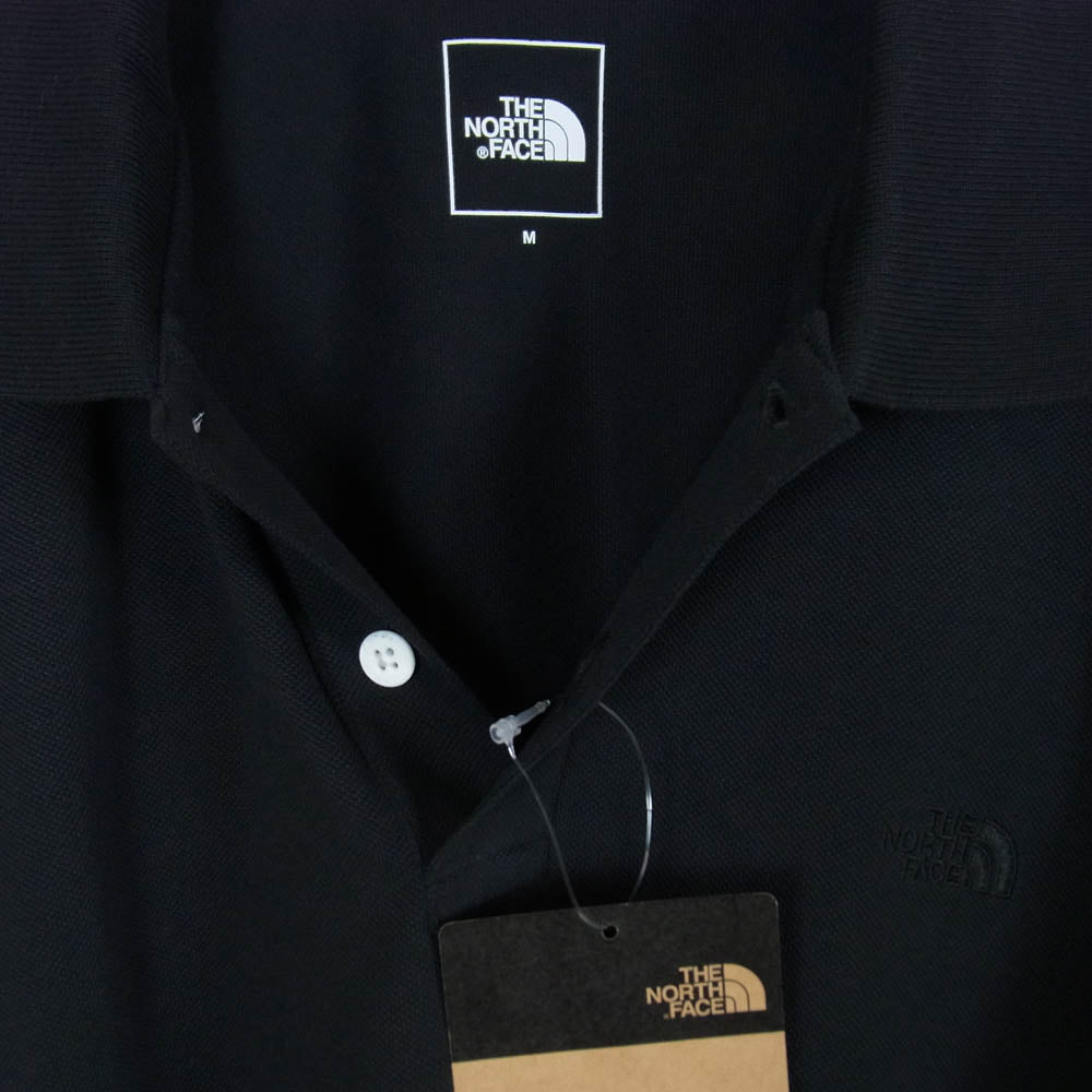 THE NORTH FACE ノースフェイス NT22232 S/S Any Part Polo ショートスリーブ エニー パート 半袖 ポロシャツ ブラック系 M【新古品】【未使用】【中古】