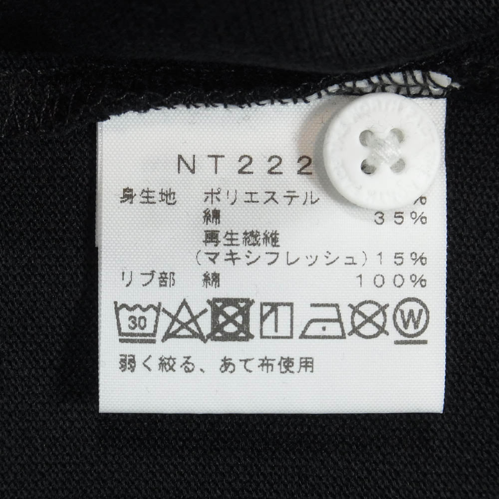 THE NORTH FACE ノースフェイス NT22232 S/S Any Part Polo ショートスリーブ エニー パート 半袖 ポロシャツ ブラック系 M【新古品】【未使用】【中古】