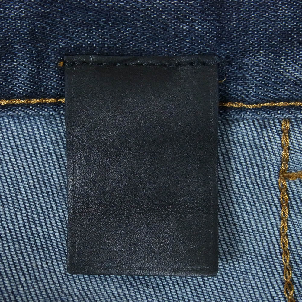 DIOR HOMME ディオールオム 633D061T069X イタリア製 ロゴ金具 ボタンフライ インディゴ デニム パンツ インディゴブルー系 32【中古】
