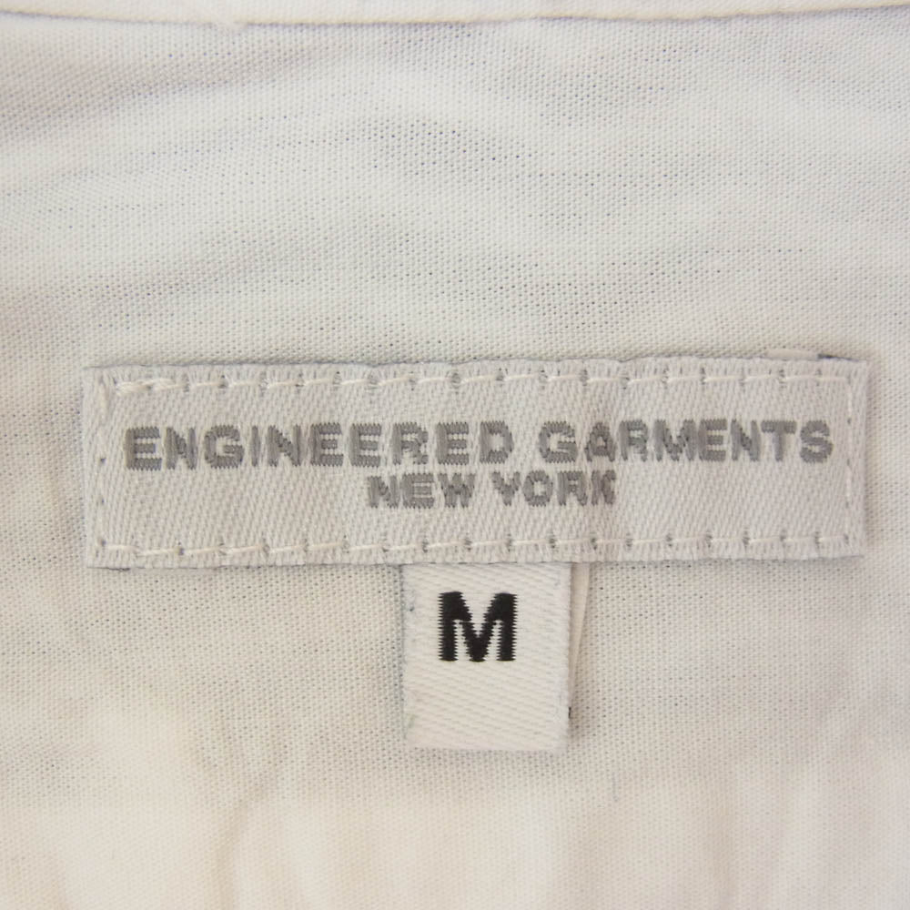 Engineered Garments エンジニアードガーメンツ POPOVER BD SHIRT BLOCK STRIPE ポップオーバー ブロック ストライプ ボタンダウン プルオーバー 半袖 シャツ マルチカラー系 M【中古】