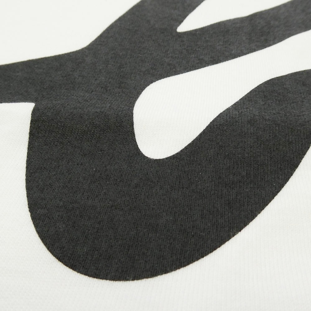 agnes b. アニエスベー ADAM ET ROPE アダムエロぺ コラボ Wネーム ビッグロゴ クルーネック 半袖 Tシャツ ホワイト系 XL【極上美品】【中古】