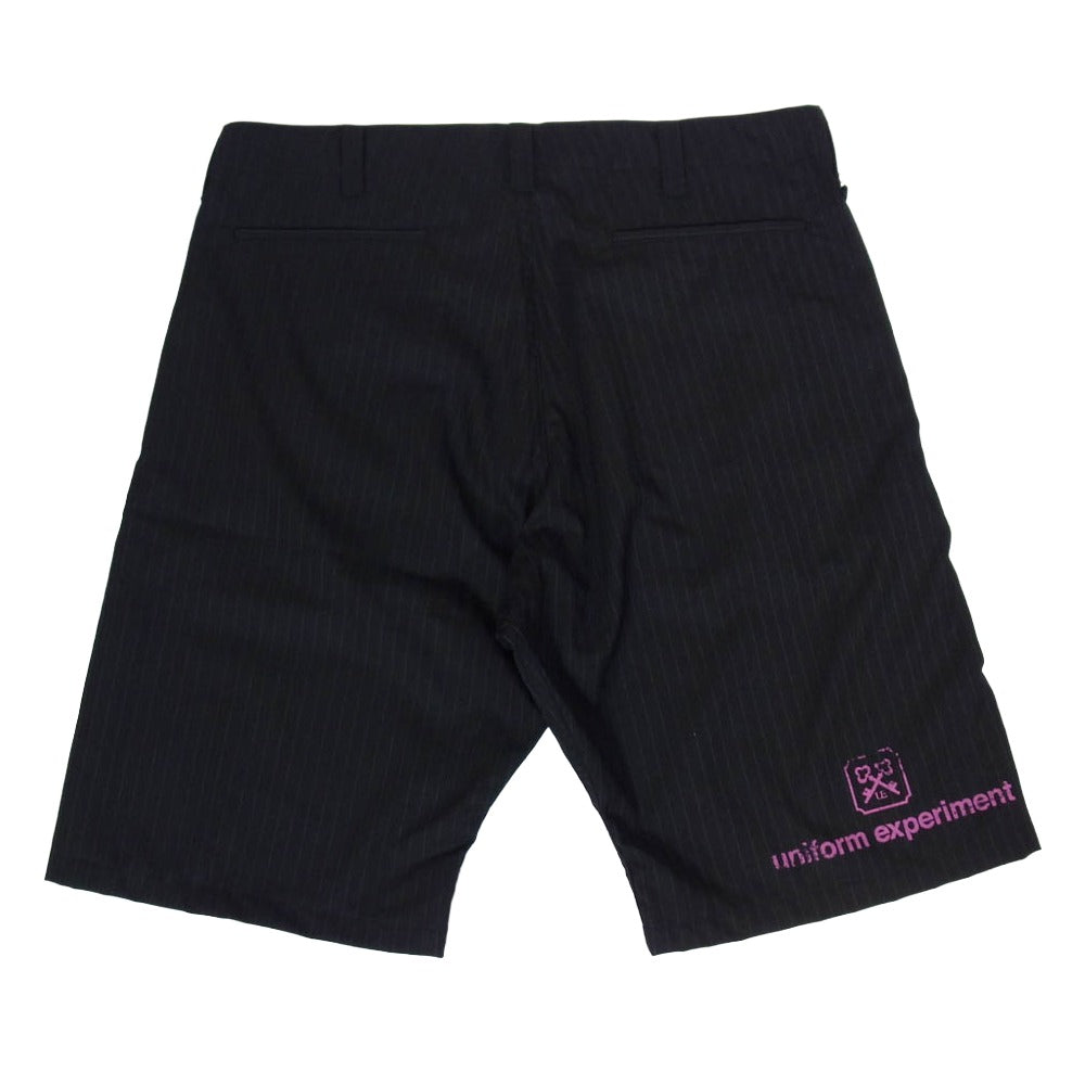 uniform experiment ユニフォームエクスペリメント 22SS UE-220022 WOOL RELAX FIT SHORTS ウール リラックス フィット ショーツ ショート ハーフ パンツ ブラック系 4【中古】
