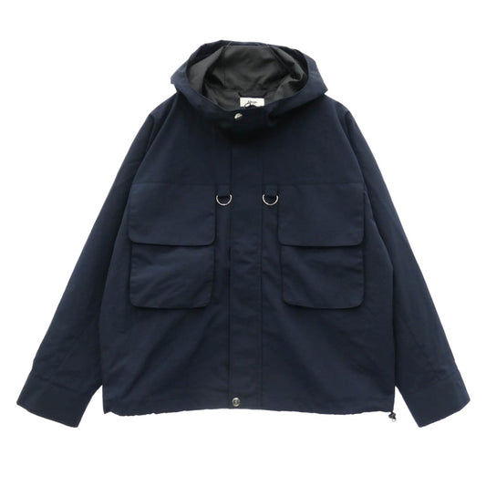 アレッジ AL23W-BL01 Short Filed Blouson ショート ブルゾン フーデッド ジャケット ネイビー系 2【中古】