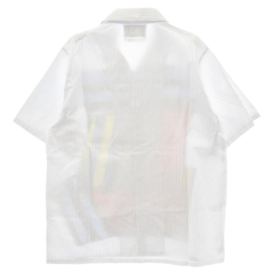 25SS 20M パッチワーク ブロック プリント 半袖 シャツ マルチカラー系 L【中古】