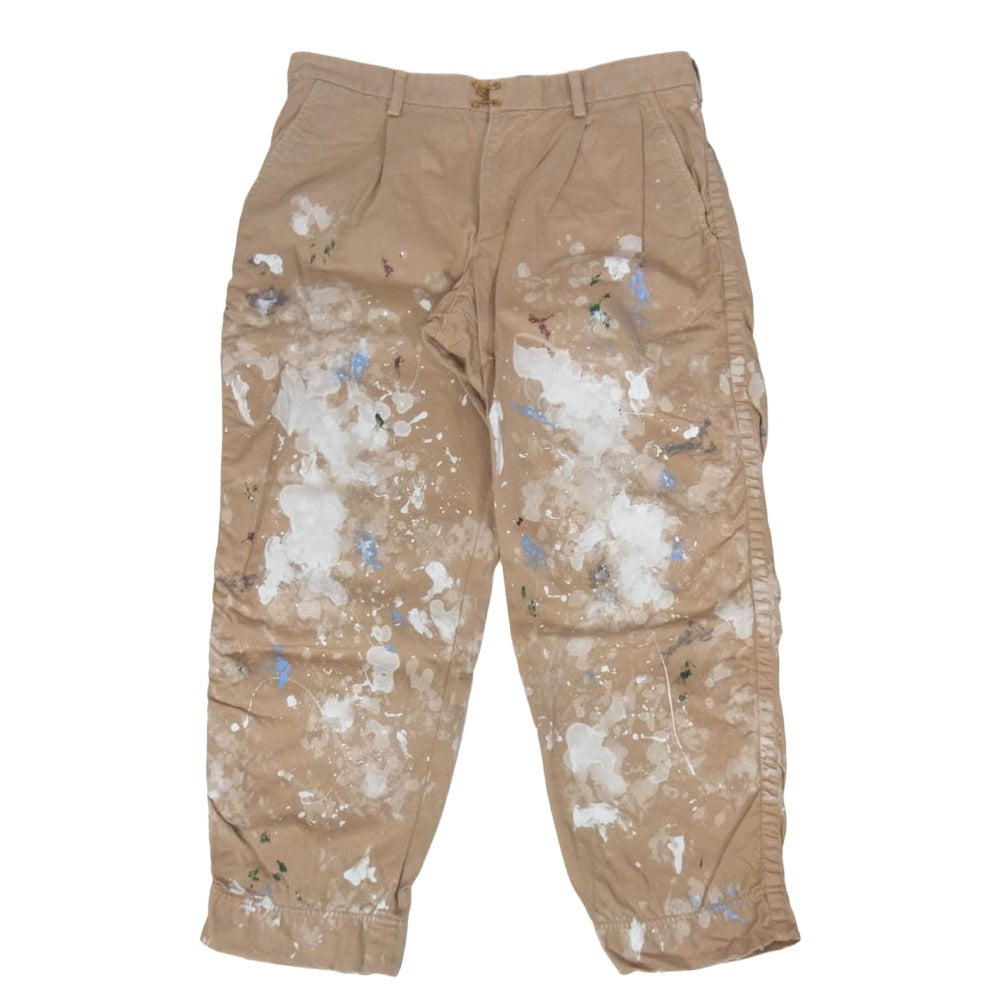 kolor カラー 24AW 24WCM-P20120S 直営店限定 BEACON ビーコン ペイント加工 チノパン チノトラウザーズ パンツ ベージュ系 3【中古】