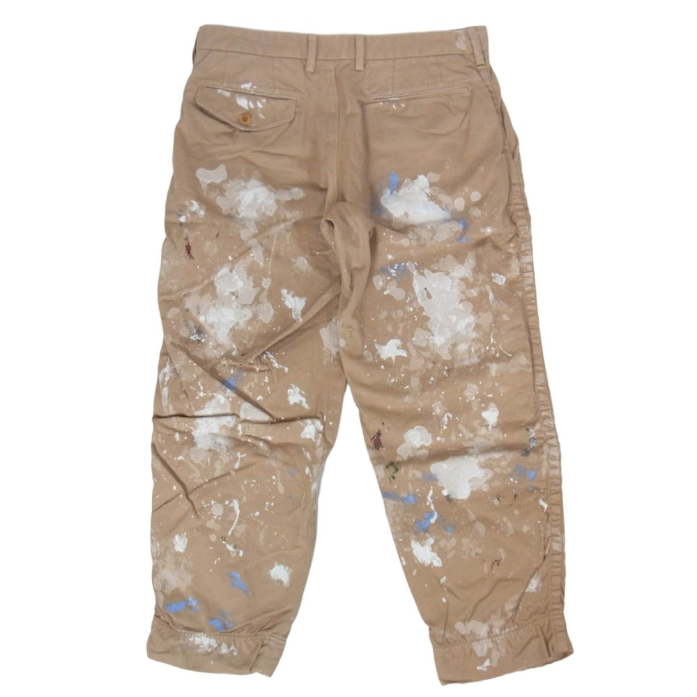 kolor カラー 24AW 24WCM-P20120S 直営店限定 BEACON ビーコン ペイント加工 チノパン チノトラウザーズ パンツ ベージュ系 3【中古】