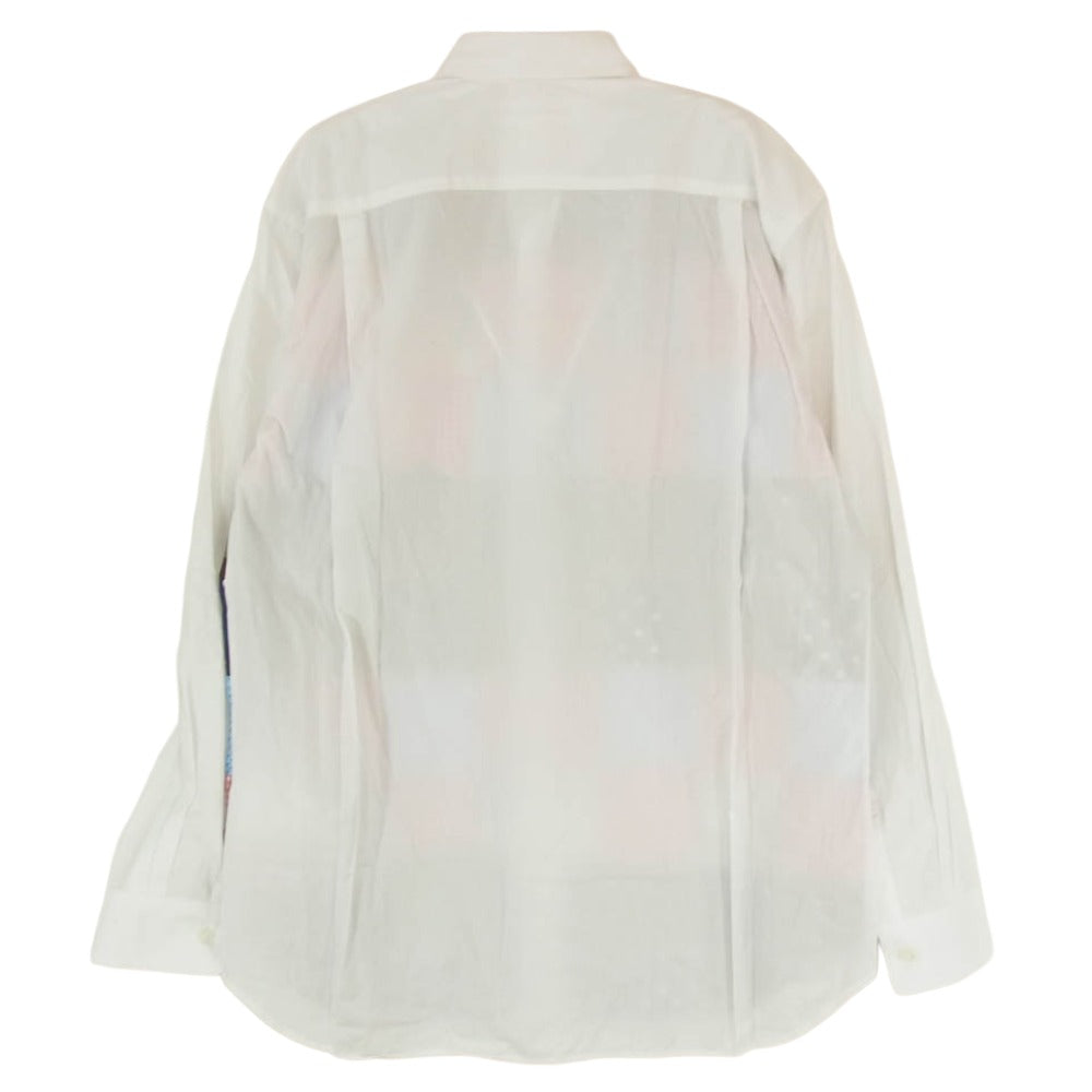 COMME des GARCONS コムデギャルソン 11SS S19061 SHIRT コムデギャルソンシャツ パッチワーク 長袖 シャツ マルチカラー系 M【美品】【中古】