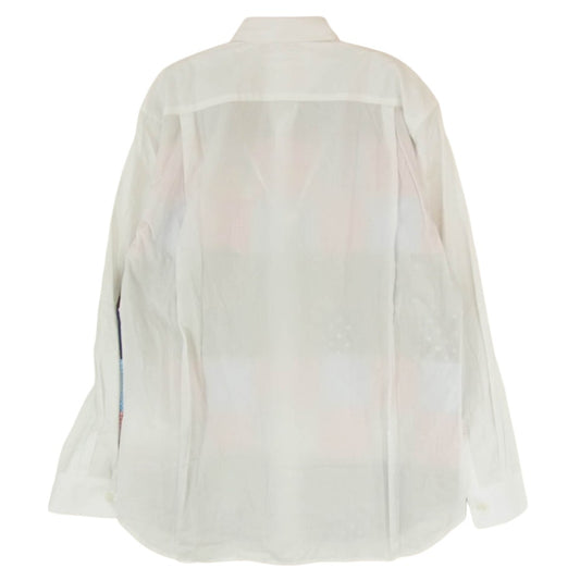 COMME des GARCONS コムデギャルソン 11SS S19061 SHIRT コムデギャルソンシャツ パッチワーク 長袖 シャツ マルチカラー系 M【美品】【中古】