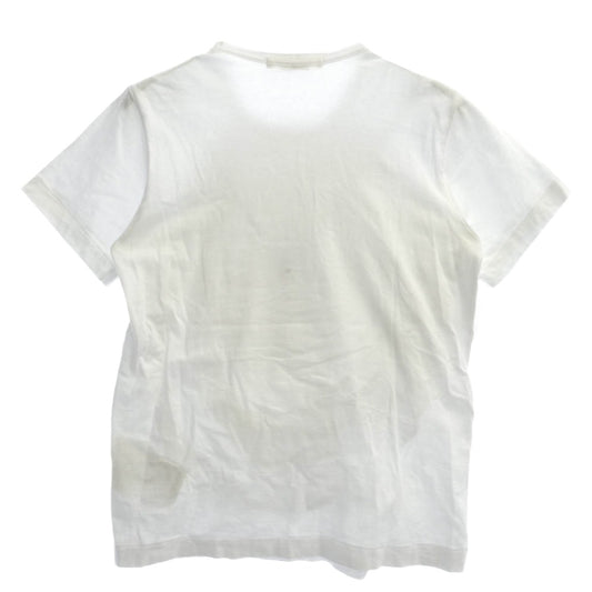 COMME des GARCONS コムデギャルソン 薔薇と血期 15SS GO-T021 AD2014 Flower デコレーション ローズ装飾 半袖 Tシャツ ホワイト系 S【中古】