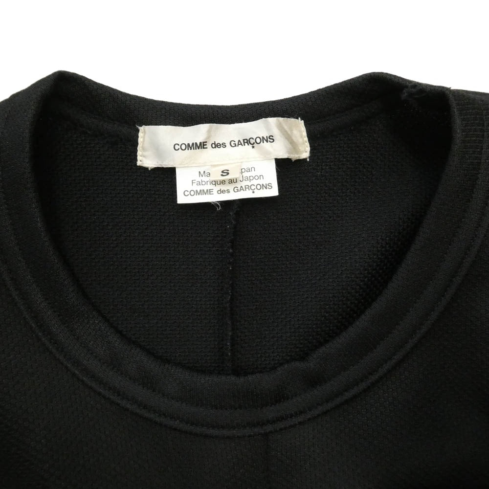 COMME des GARCONS コムデギャルソン 本ライン 21SS GG-T003 エステルジャージー バルーン ワンピース ブラック系 S【中古】