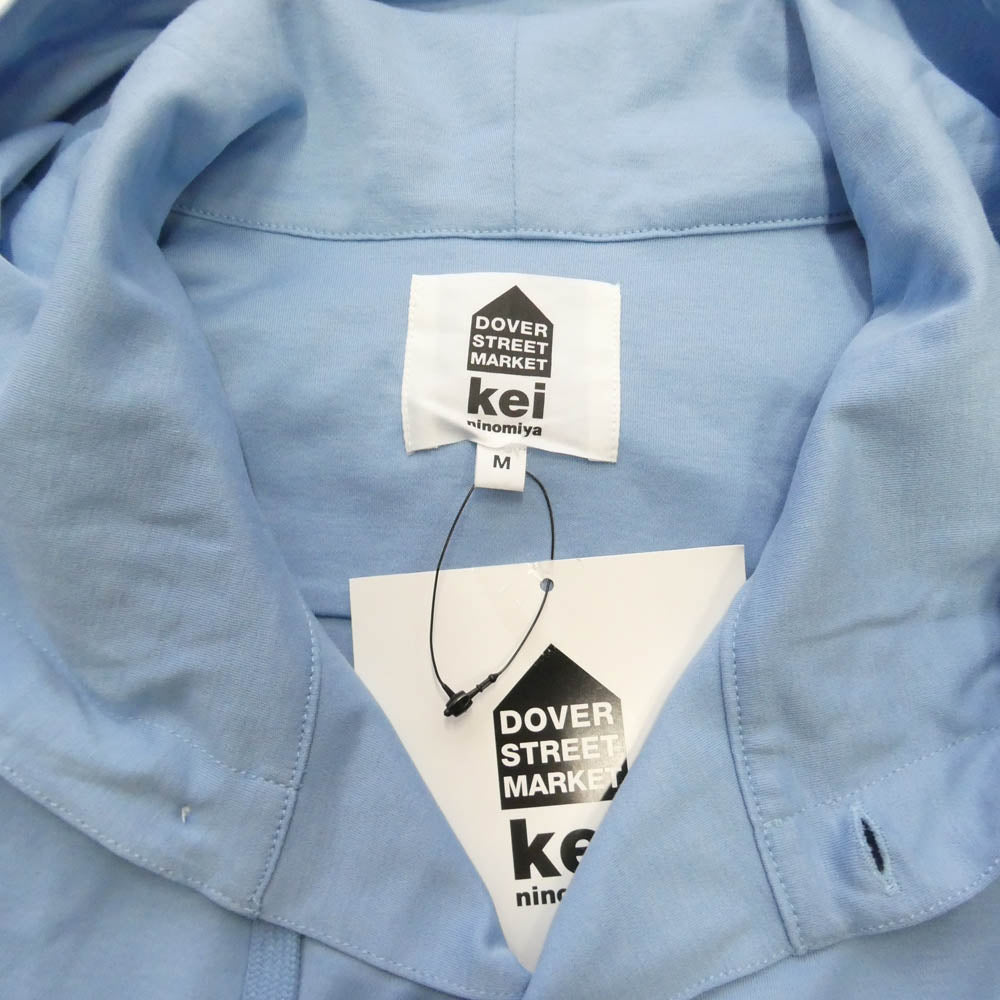 ドーバーストリートマーケット 26SS DSM01B003 x Kei ninomiya ケイ ニノミヤ Hooded Short Sleeve Shirt 半袖 フード付き シャツ ライトブルー系 M【極上美品】【中古】