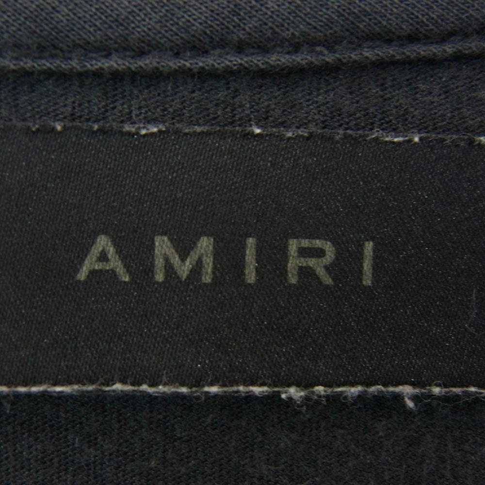 AMIRI アミリ 国内正規品 株 三越伊勢丹 Eagle Tee イーグルプリント デザイン 半袖 Tシャツ M ブラック系 M【中古】