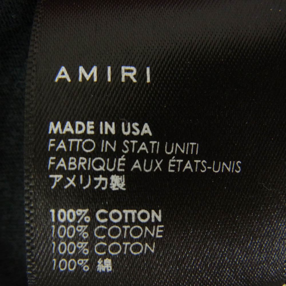 AMIRI アミリ 国内正規品 株 三越伊勢丹 Eagle Tee イーグルプリント デザイン 半袖 Tシャツ M ブラック系 M【中古】