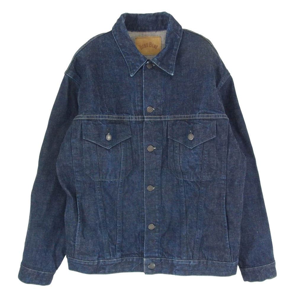 BLUE BLUE ブルーブルー 1004810 セルビッチデニム3RDタイプトラッカージャケット Gジャン デニムジャケット インディゴブルー系 3【中古】