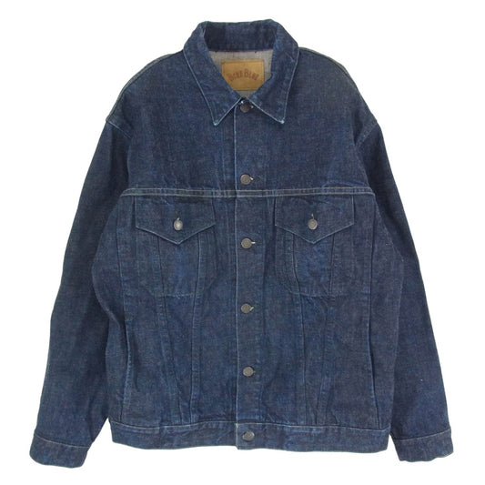 BLUE BLUE ブルーブルー 1004810 セルビッチデニム3RDタイプトラッカージャケット Gジャン デニムジャケット インディゴブルー系 3【中古】